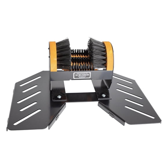 Cepillo Limpiador de Botas Deluxe con Base Portátil para Exterior