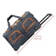 thumbnail image 3 of Bolsa de lona rodante Rockland Charcoal de 22 pulgadas con ruedas, 3 of 7