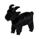 thumbnail image 1 of Juguete De Peluche De Animales Juguete De Animales Juguete De Peluche De Oveja Realista Para Vacaciones Sofá De Casa Negro Y S, 1 of 5