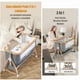 thumbnail image 3 of Cuna Colecho Mecedora Mudador 3 En 1 LuBabycas Gris, 3 of 8
