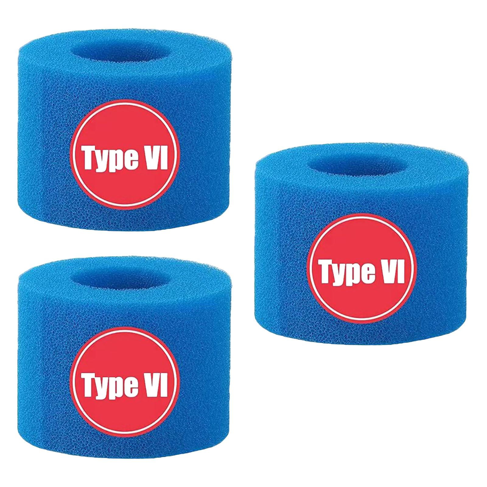 Ioensy - 3 Cartuchos De Filtro Para Piscina, Espuma Limpiadora De Piscina De Larga Duración Para Tipo V1