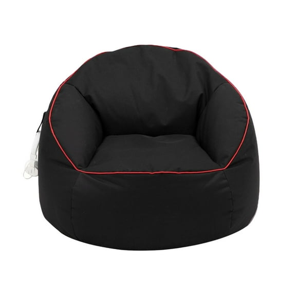 Puff Pera Gamer Negro Tela Oxford 600D 92X92X64 Cm.