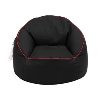 Auckland Outdoor - Puff Pera Gamer Negro Tela Oxford 600D 92X92X64 Cm.