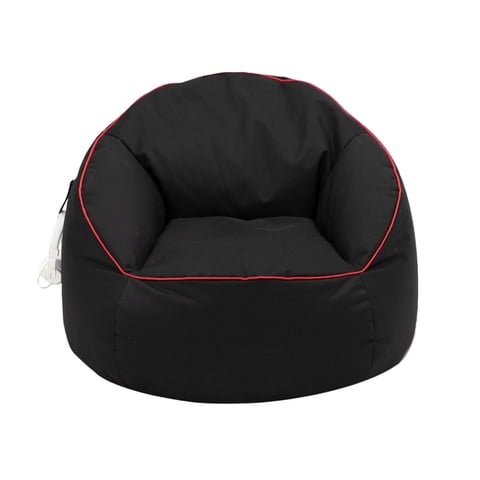 Auckland Outdoor - Puff Pera Gamer Negro Tela Oxford 600D 92X92X64 Cm.