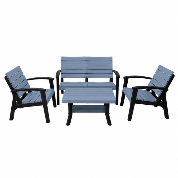 Juego Set Living Terraza Rostock 4 personas Northwest