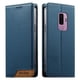 thumbnail image 1 of Funda Tipo Cartera de Cuero Sintético para Samsung Galaxy S9 Plus Bloqueo RFID, con Ranuras para Tarjetas y Bolsillo para Efectivo, Cierre Magnético Fuerte Azul, 1 of 6