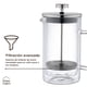 thumbnail image 4 of Cafetera Prensa Francesa Vidrio Doble Pared 600 ml Home Logics 1 un, 4 of 8
