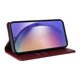 thumbnail image 3 of Funda Billetera de Cuero para Samsung Galaxy A55 5G con Tarjetero y Soporte - Tapa Magnética Rojo, 3 of 6