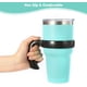 thumbnail image 3 of Asa para vaso Yeti de 30 oz (paquete de 2) - Portavasos de plástico antideslizante compatible con Trail, Ozark, Beast y otras tazas (negro), 3 of 7