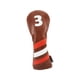 thumbnail image 2 of Cubierta de madera para la cabeza cubierta para palos de Golf protección impermeable resistente a los arañazos Protector para la cabeza de Golf para b blanco 3, 2 of 5