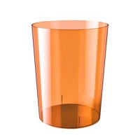 Magideal - Contenedor De Basura, Cubo De Basura, Cubo De Basura Redondo Minimalista, Cubo De Basura Transparente Para Habitación De Niños, Tocador, Dormitorio De Marrón L