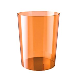 Magideal - Contenedor De Basura, Cubo De Basura, Cubo De Basura Redondo Minimalista, Cubo De Basura Transparente Para Habitación De Niños, Tocador, Dormitorio De Marrón L