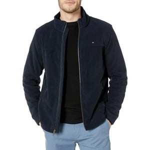 Chaqueta Tommy Hilfiger Classic De Forro Polar Para Hombre, Color Azul Marino
