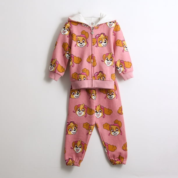 Conjunto Buzo Niña Full Print Skye Rosado Paw Patrol