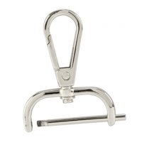 Magideal - Broches De Garra De Langosta Giratorios Clips De Gatillo Cierres De Llavero De Aleación Cierres De Bolso De Mano Ganchos De Seguridad Giratorios Para , Plata De 31 Mm 31Mm Plata