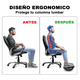 thumbnail image 4 of Reposapiés Ergonómico Ajustable con Función de Masaje y Ángulo Ajustable - Negro, 4 of 7