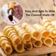thumbnail image 4 of Tubo de cannoli, molde de cannoli de acero inoxidable antiadherente, molde de pastelería danesa, concha de croissant, cannoli, 4 of 5