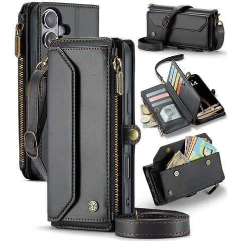 No Brand - Caseme Funda De Cuero For Iphone 16 Plus De 6.7