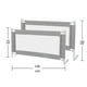 thumbnail image 5 of 2 Barandas Para Cama transición/ Montessori 70×140 cm Gris Altura colchón hasta 27 cm, 5 of 11