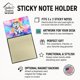 thumbnail image 3 of Dispensador Recargable Con Soporte Para Notas Adhesivas Samoyed Hippie Dawg, 3 of 7