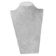 thumbnail image 4 of Soporte De Soporte De Maniquí Para Busto De Exhibición Colgante De Collar De Terciopelo Gris Ancho 235 X Alto 390 Mm, 4 of 5