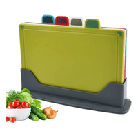 Genérico - Set De 4 Tablas De Cortar Cocina Premium Variedad De Colores Tabla Para Picar Alimentos Varios