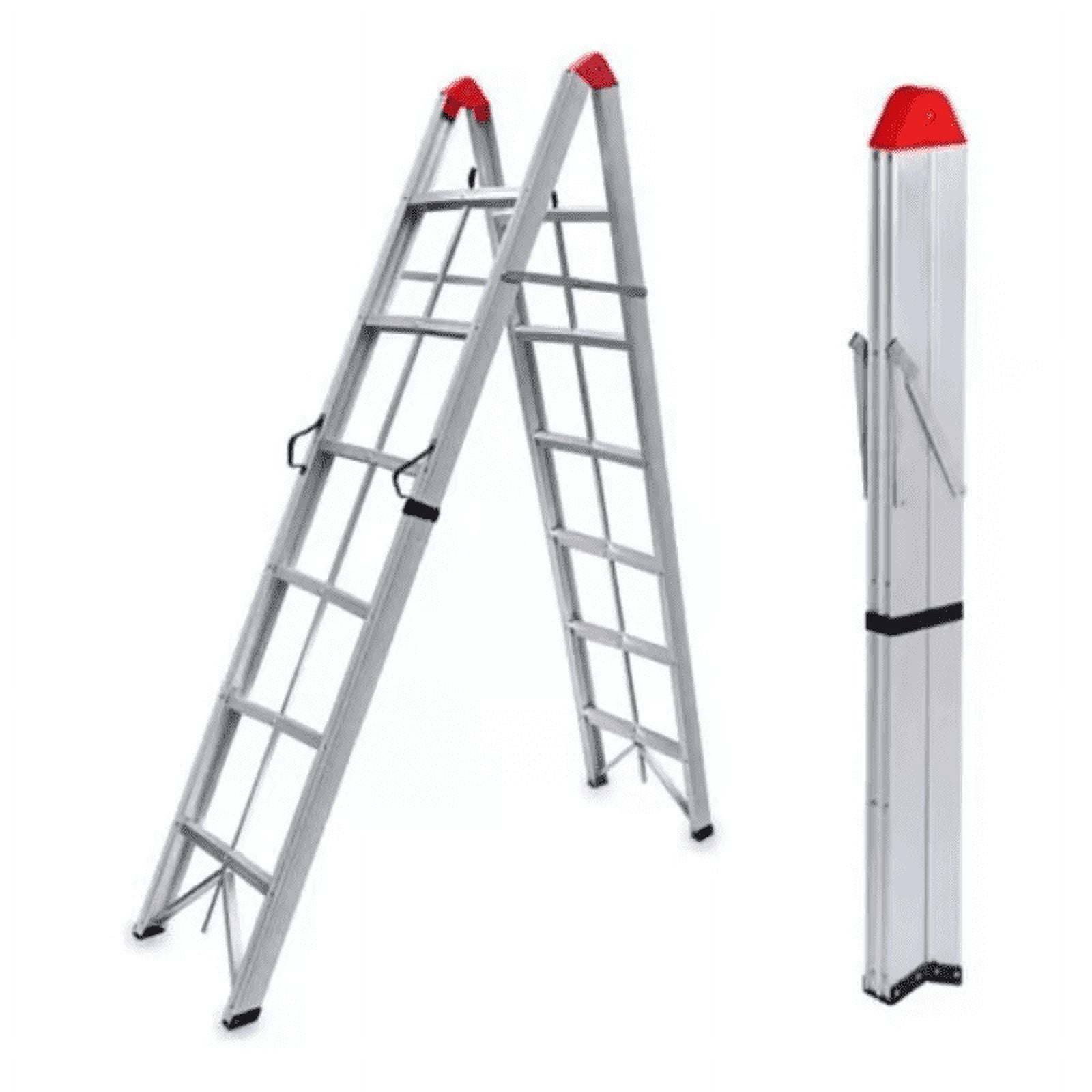 Genérico - Escalera Plegable Aluminio 6 Escalones Tipo Tijera 150kg