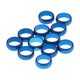 thumbnail image 3 of 12 Piezas Dart Sharft Protect Vuelos O Rings Anillo De Agarre De Repuesto Azul, 3 of 3