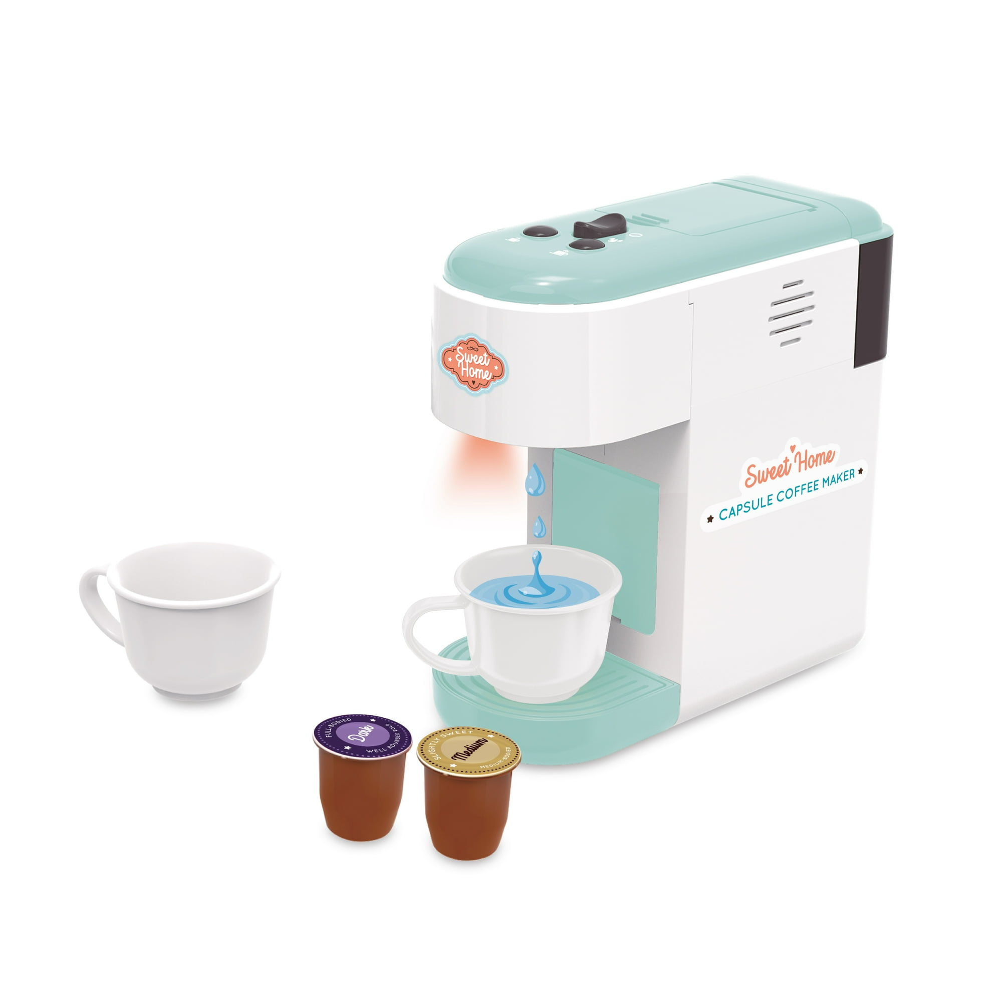 Sweet Home - Cafetera De Cápsulas Con Luz, Sonido Y 4 Accesorios