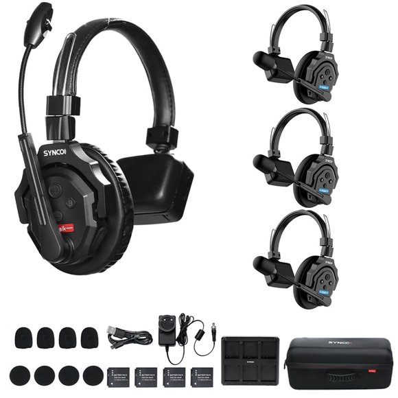 Auriculares SYNCO XTalk X4 2.4GHz Inalámbricos (4 uds)