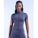 thumbnail image 2 of Polera Gym Mujer Ajustada con Cierre Completo Manga Corta - YJ341, 2 of 3