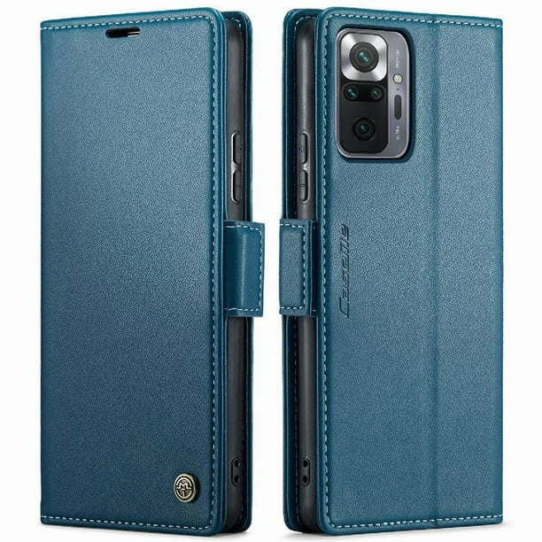 CaseMe tipo cartera Xiaomi Redmi Note 10 Pro 4G con cierre magnético, RFID, tarjetero, soporte, carga inalámbrica