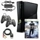thumbnail image 1 of Consola Sony Xbox 360 S 250GB Negro Call Of Duty World At War 2 Controles Retrofam Negro - Reacondicionado, 1 of 5