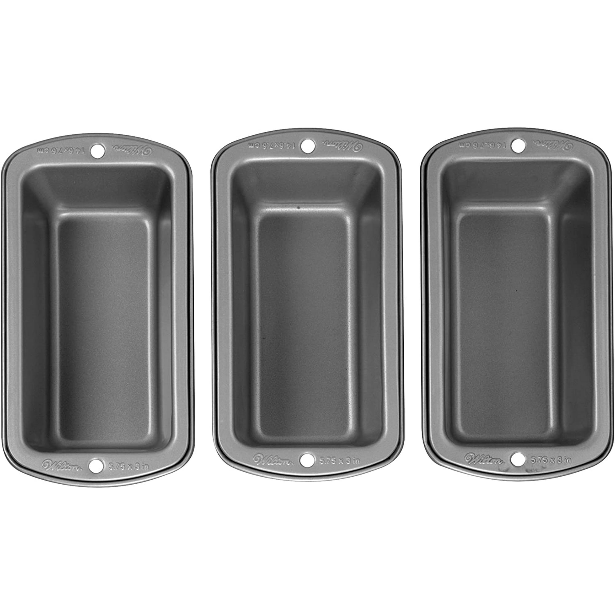Juego De 3 Mini Moldes Para Pan Wilton Antiadherentes