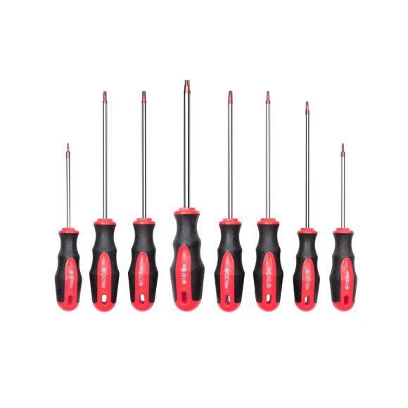 Juego de destornilladores ROTATION, 8 unidades, punta magnética Torx T8-T40 S2 Steel