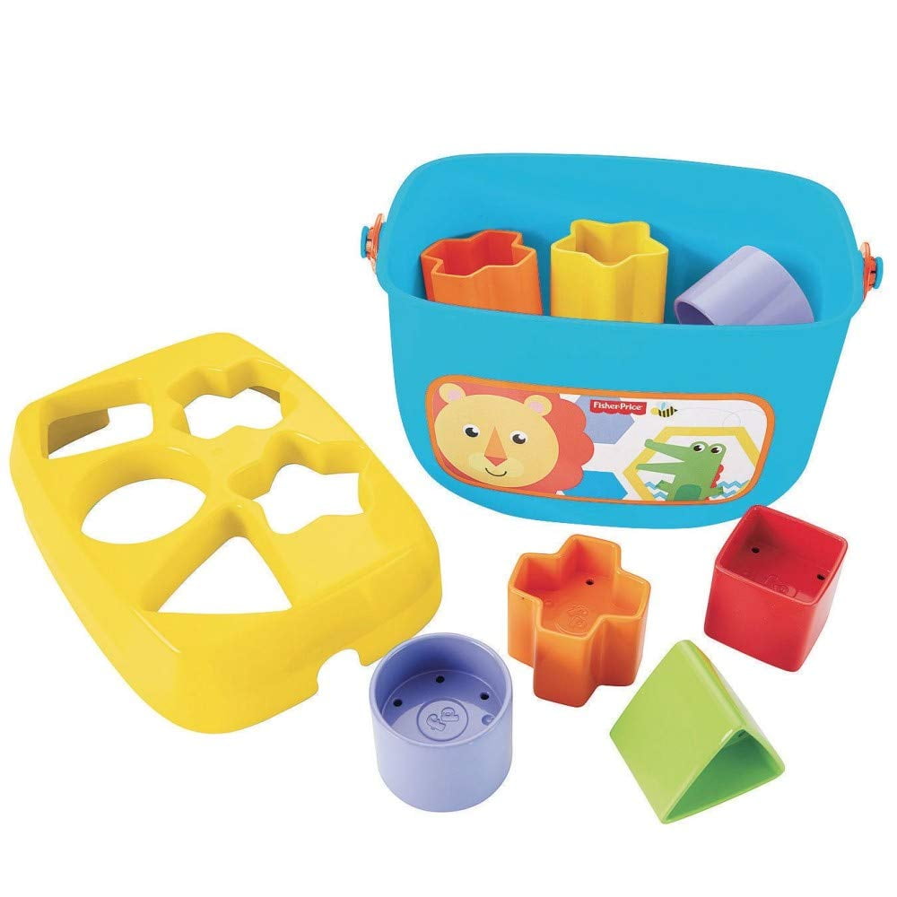 Los Primeros Bloques Para Bebés De Toy Fisher-price Con 10 Bloques De Colores