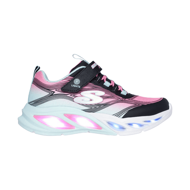 ZAPATILLAS URBANAS SKECHERS COSMIC GLOW INFANTIL | 303712L-BKMT - Talla 29