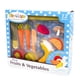 thumbnail image 1 of Kitchen Play Set PopOhver de 12 piezas de frutas y verduras de felpa, 1 of 5