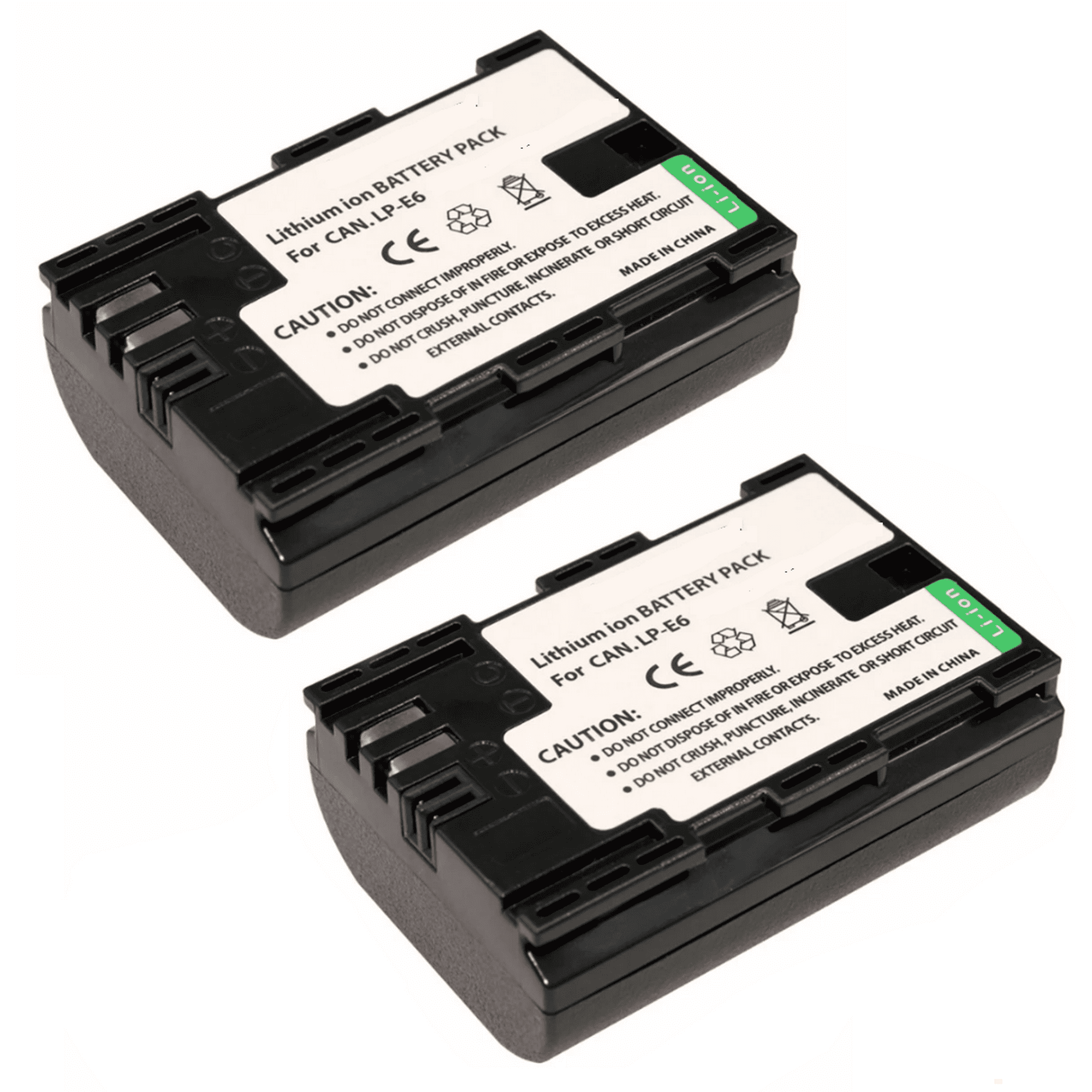 Genérico - 2 Baterías Lp-e6 Canon Alternativa