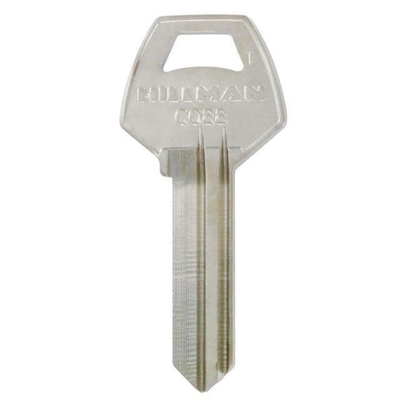 Llave en blanco Hillman House, universal, de una sola cara, paquete de 4
