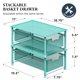 thumbnail image 2 of Organizador de Gabinete Simple Houseware Apilable Turquesa, 2 of 8