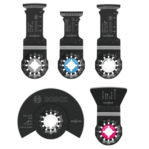 Juego De Cuchillas Oscilantes Multiherramienta Bosch Osl005L Carburo