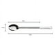thumbnail image 3 of Cuchara Perforada Acero Inox 23 Cm Mango Blanco Durafio, 3 of 3
