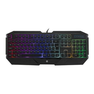Hp - Teclado Gamer Usb Retroiluminado Rgb Negro K110