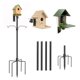 thumbnail image 1 of Poste para comedero de aves NestShld 200 cm con base de 5 puntas y gancho, 1 of 7