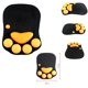 thumbnail image 5 of Alfombrilla de ratón con diseño de pata de gato, suave y bonita, reposamuñecas, cómoda alfombrilla de ratón de espuma viscoelástica de silicona para juegos, color negro y rosa, 5 of 5