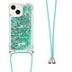 thumbnail image 1 of Funda FOXDOCK para iPhone 13 Mini con Cuerda Ajustable, Brillo Líquido, Protección Antigolpes y Lente – Ideal para Regalo, 1 of 6