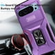 thumbnail image 5 of Funda Armada para Google Pixel 9 con Tapa Deslizante y Soporte Magnético Giratorio Morado, 5 of 5