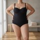 thumbnail image 2 of Body Reductores Colaless 3XL 4XL Tirantes Negro Madame Skin, 2 of 4