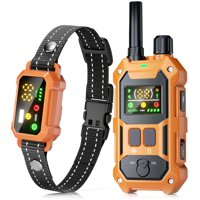 Collar De Adiestramiento Para Perros Blackdog Military, Rango De 4200 Pies, Ip67, Naranja